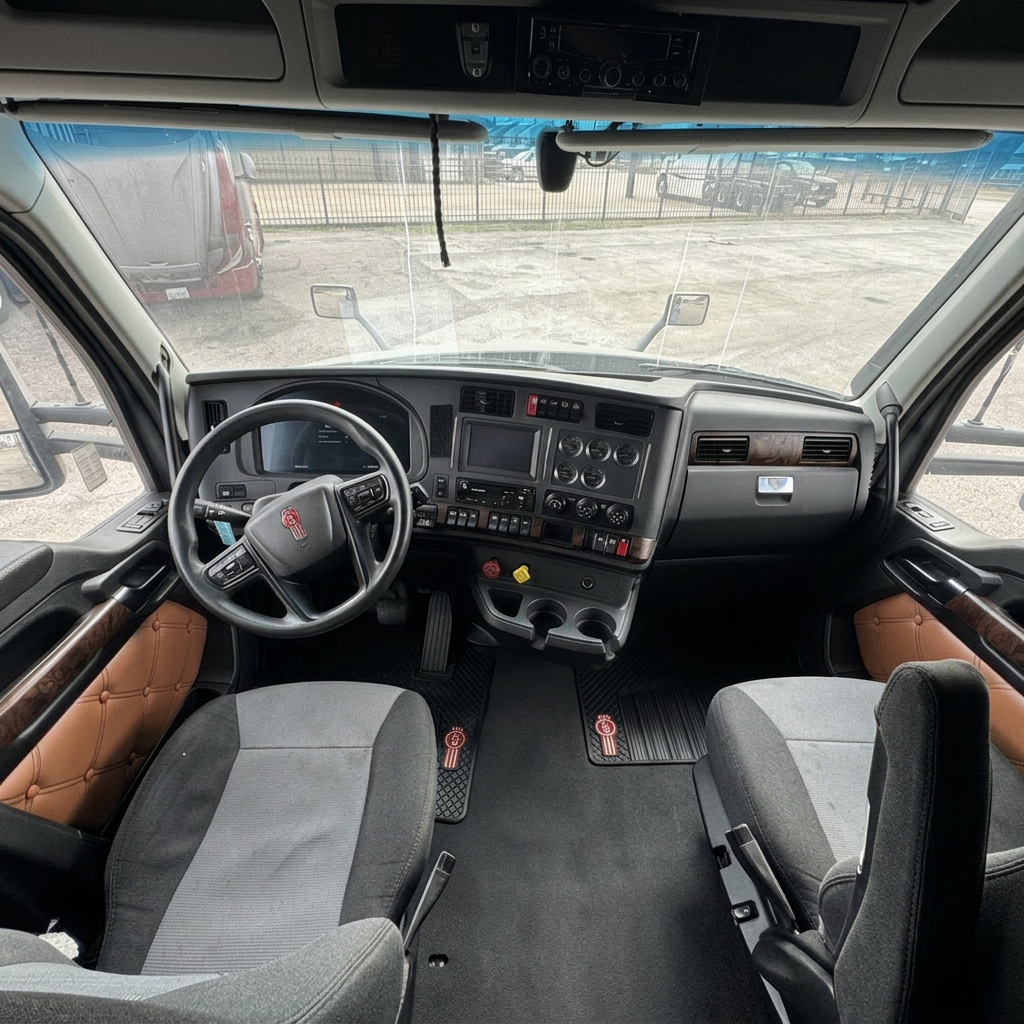 Driver cabin and dashboard
