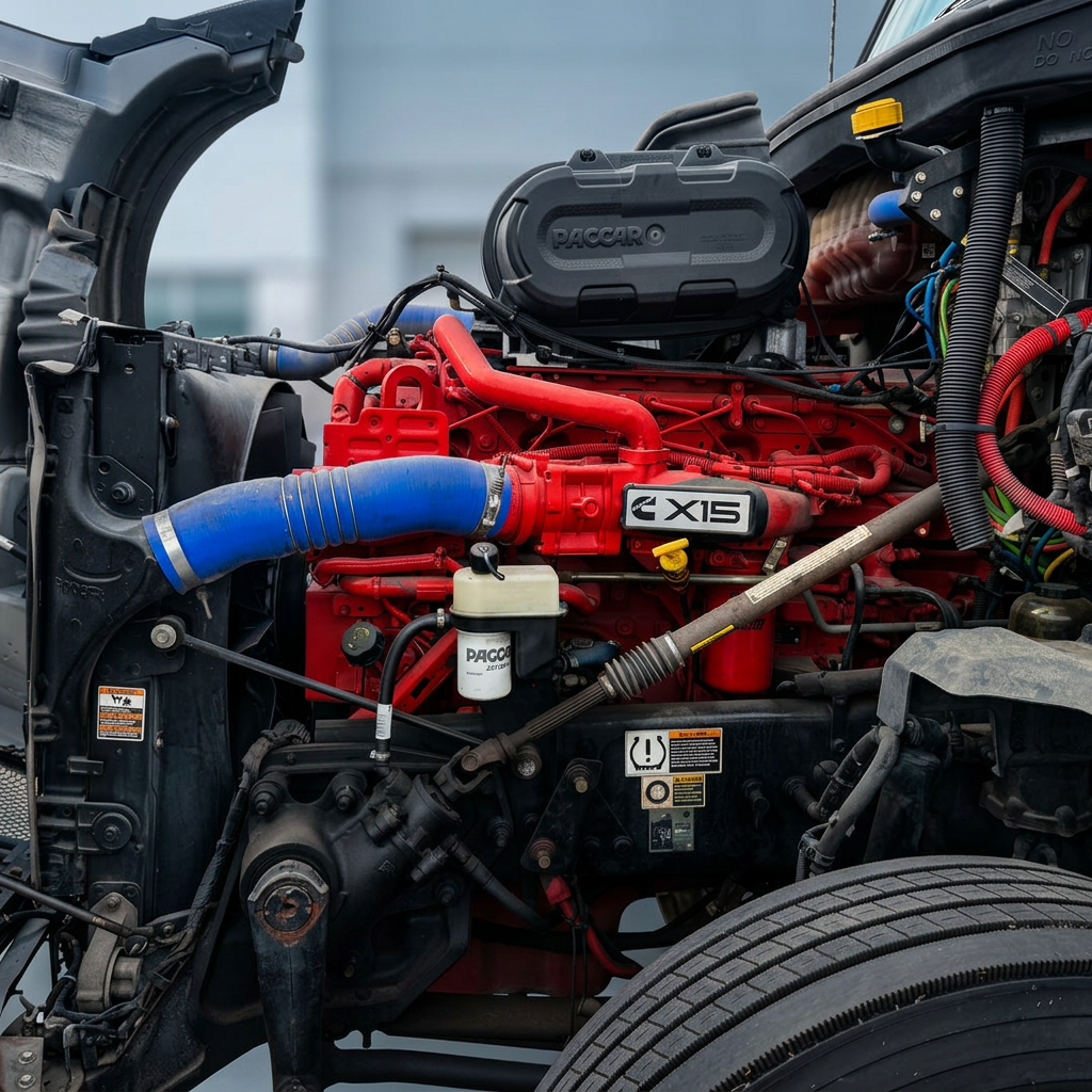 Cummins X15 engine — close up